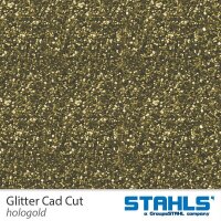 STAHLS® CAD-CUT® Glitter Flexfolie 935 Holo Gold, (Bild 3) Nicht farbechte Beispieldarstellung