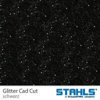 STAHLS® CAD-CUT® Glitter Flexfolie 928 Black, (Bild 3) Nicht farbechte Beispieldarstellung