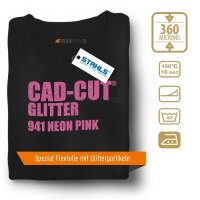 STAHLS® CAD-CUT® Glitter Flexfolie 941 Neon Pink,...