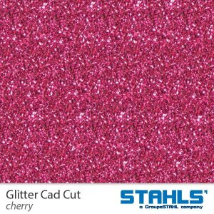 STAHLS® CAD-CUT® Glitter Flexfolie 952 Cherry, (Bild 3) Nicht farbechte Beispieldarstellung