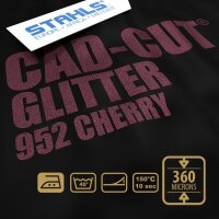 STAHLS® CAD-CUT® Glitter Flexfolie 952 Cherry,...