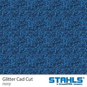 STAHLS® CAD-CUT® Glitter Flexfolie 944 Navy, (Bild 4) Nicht farbechte Beispieldarstellung