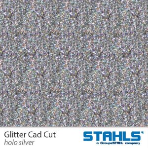 STAHLS® CAD-CUT® Glitter Flexfolie 951 Holo Silver, (Bild 5) Nicht farbechte Beispieldarstellung
