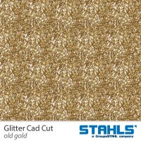 STAHLS® CAD-CUT® Glitter Flexfolie 945 Old Gold, (Bild 1) Nicht farbechte Beispieldarstellung