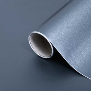 d-c-fix® Möbelfolie Metallic Platino Silber (45cm), (Bild 2) Nicht farbechte Beispieldarstellung