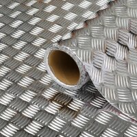 d-c-fix® Möbelfolie Metallic Riffelblech (90cm), (Bild 2) Nicht farbechte Beispieldarstellung