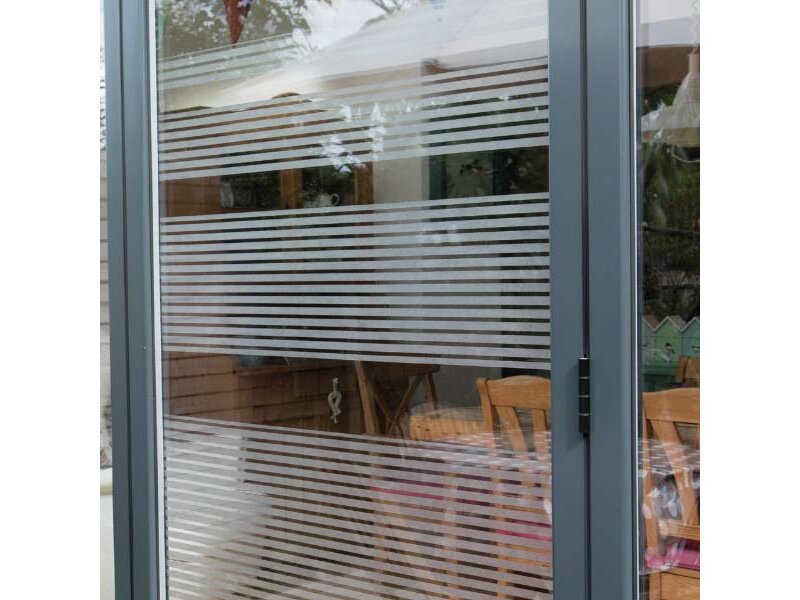d-c-fix Fensterfolie Static Premium Filippa UV Sichtschutz beidseitig  Blickdicht statisch selbsthaftend Folie für Bad-Fenster, Küche, Glastür
