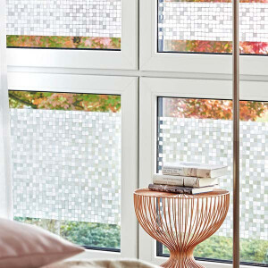 d-c-fix® Glasdekorfolie Static Window Stripes Milton (7,5cm x 2m), (Bild 4) Nicht farbechte Beispieldarstellung