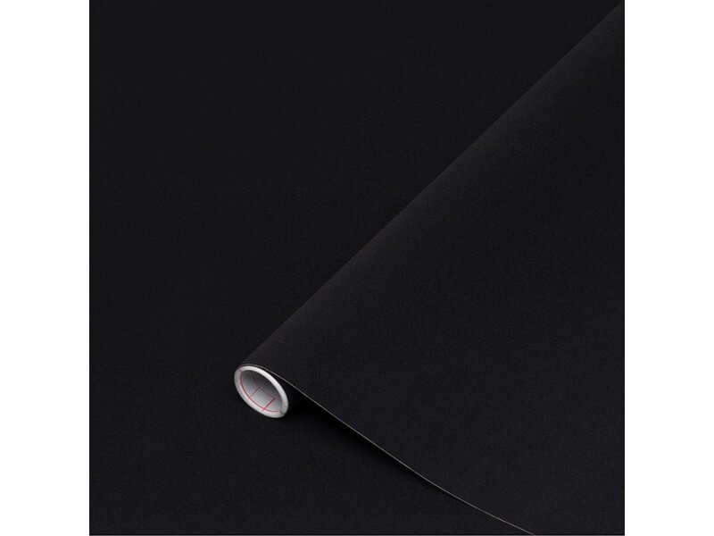 Möbelfolie d-c-fix Velours schwarz 45cm Breite Laufmeterware selbstklebende Klebefolie Folie Samt Stoff 