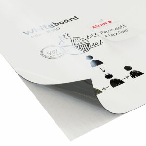 ASLAN® Whiteboardfolie FF 550 FerroSoft (101cm), (Bild 1)...