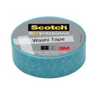 3M™ Scotch Expressions Washi Tape Blue Cracked...