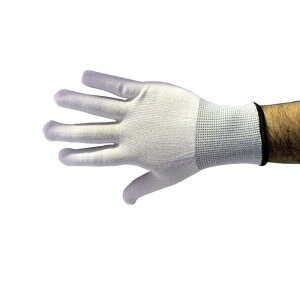 Foliencenter24 Handschuhe Basic Weiß (L), (Bild 1) Nicht farbechte Beispieldarstellung