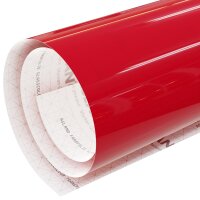 ASLAN® Farbfolie GlassColour Transparent CT 113 374K Rot, (Bild 1) Nicht farbechte Beispieldarstellung